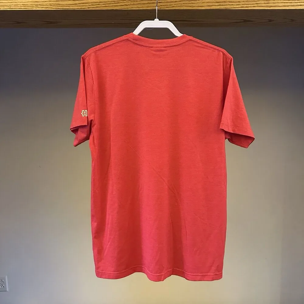 Homage Kansas City Chiefs Red Throwback Helmet Short Sleeve Shirt Mens Large NWT - Picture 13 of 16